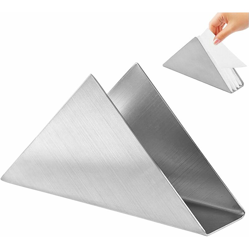 foto del prodotto fortuneville portatovaglioli 17 x 4,5 cm portatovaglioli triangolare portatovaglioli autoportante organizzazione da tavolo per tavolo da cucina