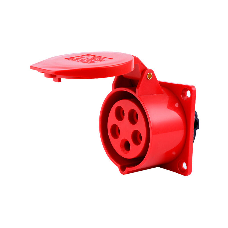 foto del prodotto fortuneville presa industriale cee presa femmina 3p t n 16a 415v ip44 iec 60309 superficie