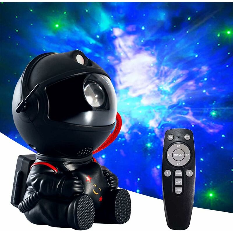 foto del prodotto fortuneville proiettore per cielo stellato da astronauta, rotazione a 360 con telecomando luce notturna a led cielo stellato adatto per