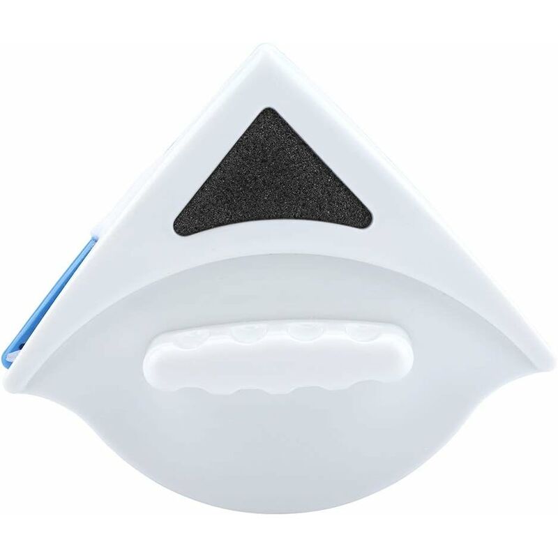 foto del prodotto fortuneville pulivetro magnetico a doppia faccia, triangolo spazzola magnetica a doppia faccia per la pulizia di vetri ad alto spessore abs3