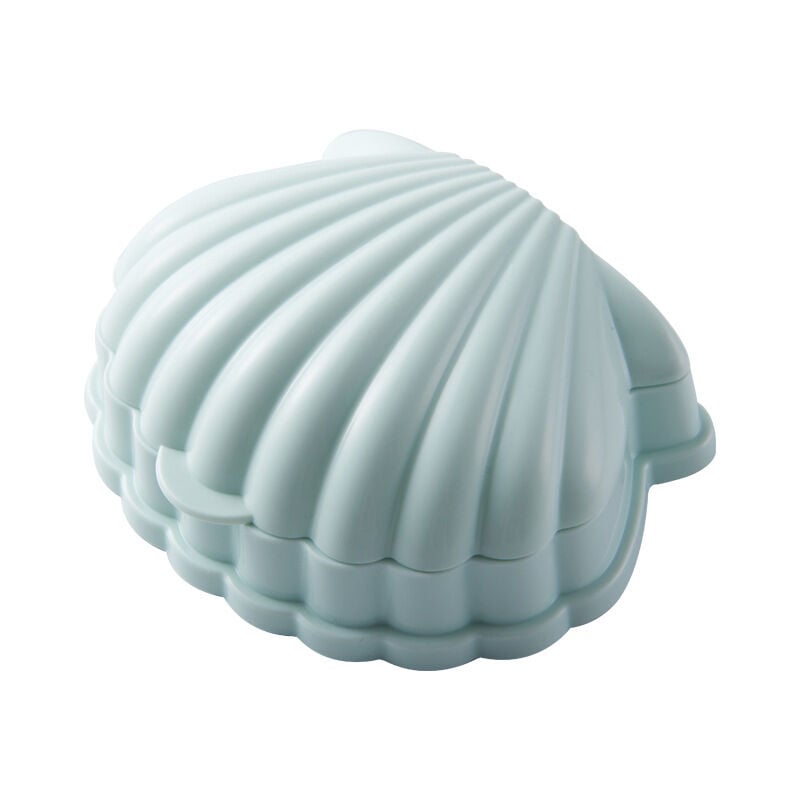 foto del prodotto fortuneville pz portasapone a forma di conchiglia naturale con coperchio di scarico portasapone antiscivolo portasapone in plastica pp accessori