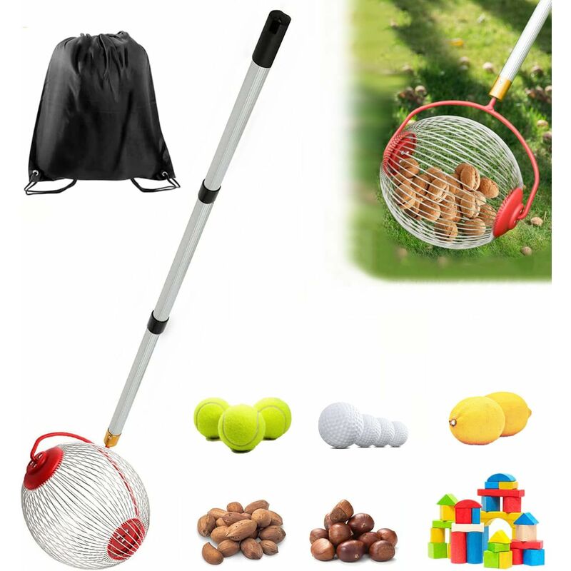 foto del prodotto fortuneville raccoglitore di frutta mietitrici per noci e castagne raccoglie dispositivo per nocciole, leggero attrezzo a mano all aperto con