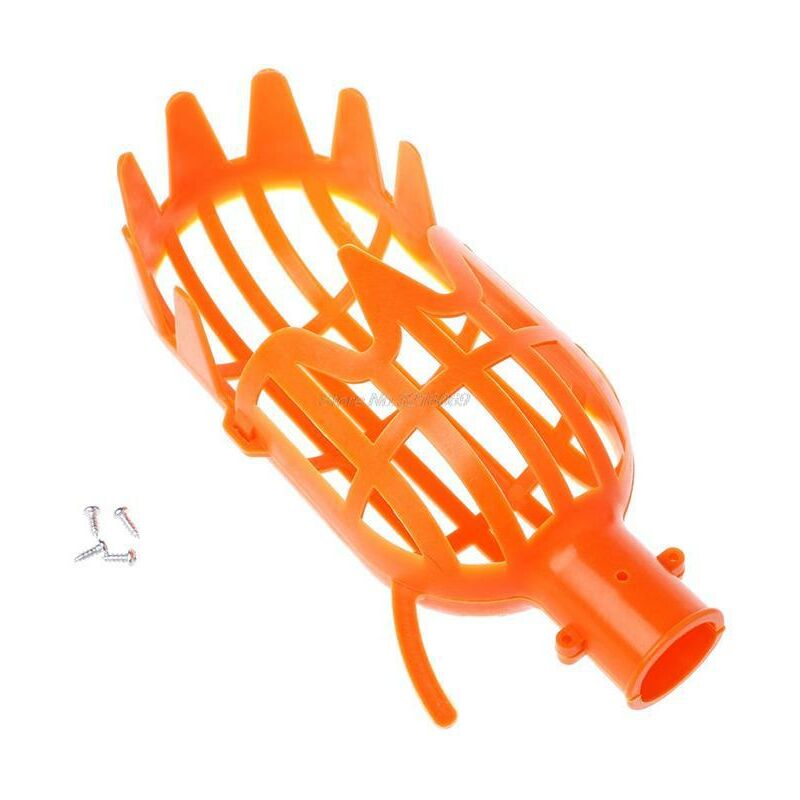 foto del prodotto fortuneville raccoglitore di frutta portatile in plastica giardinaggio fattoria giardino strumento per raccolta senza asta telescopica 1 pz