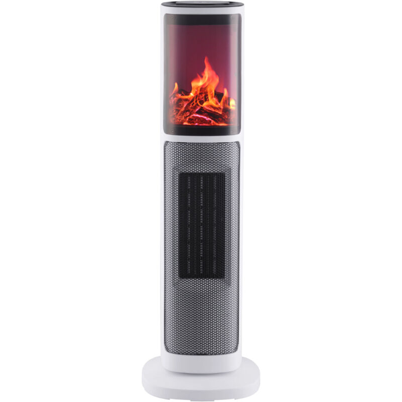 foto del prodotto fortuneville radiatore in ceramica da 2000w con effetto fiamma warm tech