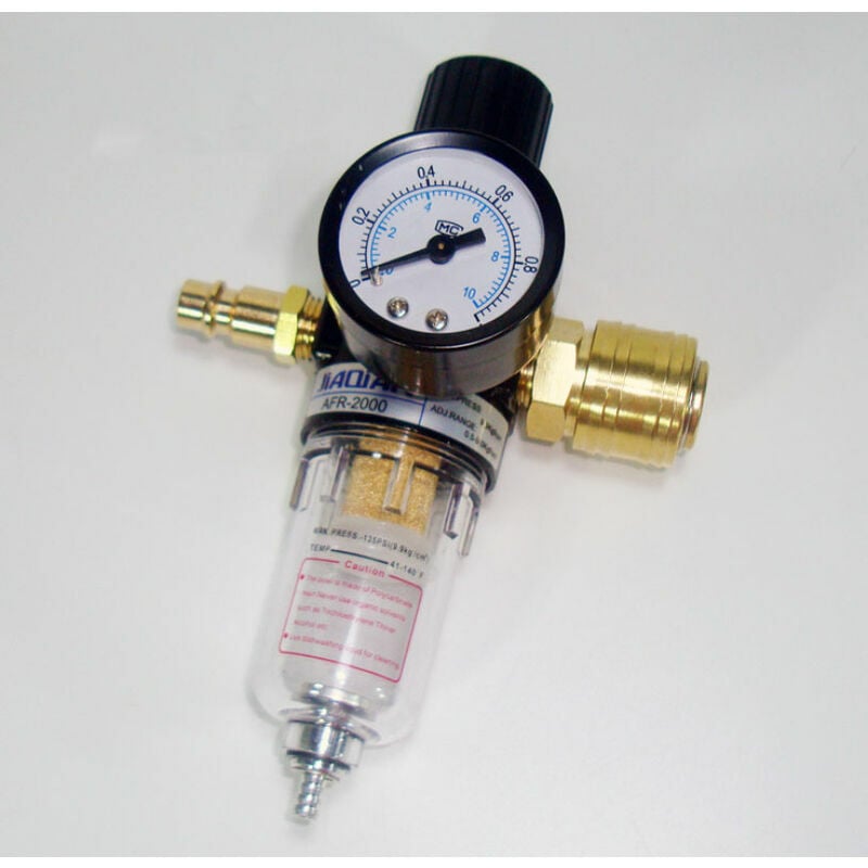 foto del prodotto fortuneville regolatore d aria 1 4, 1 4 filtro aria compressore di umidit separatore acqua e olio regolatore di pressione lubrificante
