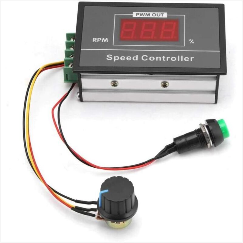 foto del prodotto fortuneville regolatore di velocit motore cc 12v 24v governatore 6 60v 36v 48v 30a pwm regolatore di velocit del motore cc interruttore di
