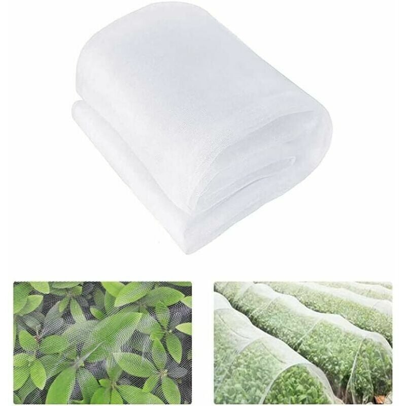 foto del prodotto fortuneville rete anti insetti da giardino rete anti insetti per orto rete anti insetti da giardino rete anti insetti 60 maglie 6x2,5m