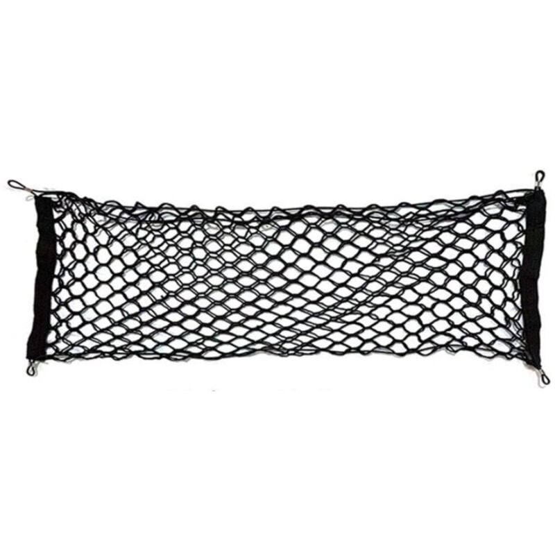 foto del prodotto fortuneville rete per bagagli per auto rete per bagagli in nylon elastico 110x40 cm rete protettiva rete divisoria multifunzionale box per cani