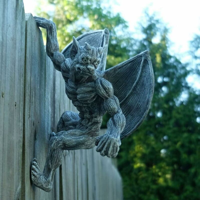 foto del prodotto fortuneville retro gargoyle monster statue ornaments new overseas resin window creative resin crafts decoration