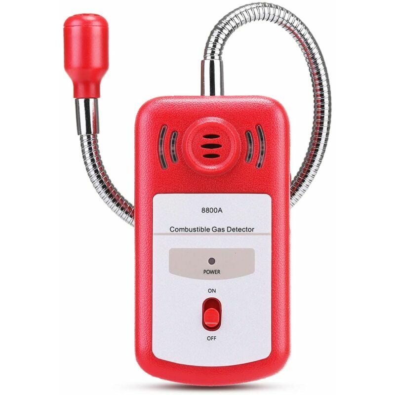 foto del prodotto fortuneville rilevatore di gas combustibili portatile tester di allarme per luce sonora regolabile che rileva perdite di gas naturale esplosivo