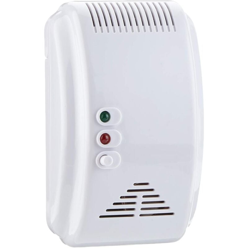 foto del prodotto fortuneville rilevatore di gas, gas naturale, sensore di perdite di gas, rilevatore di gas butano metano propano, avviso luce stroboscopica,