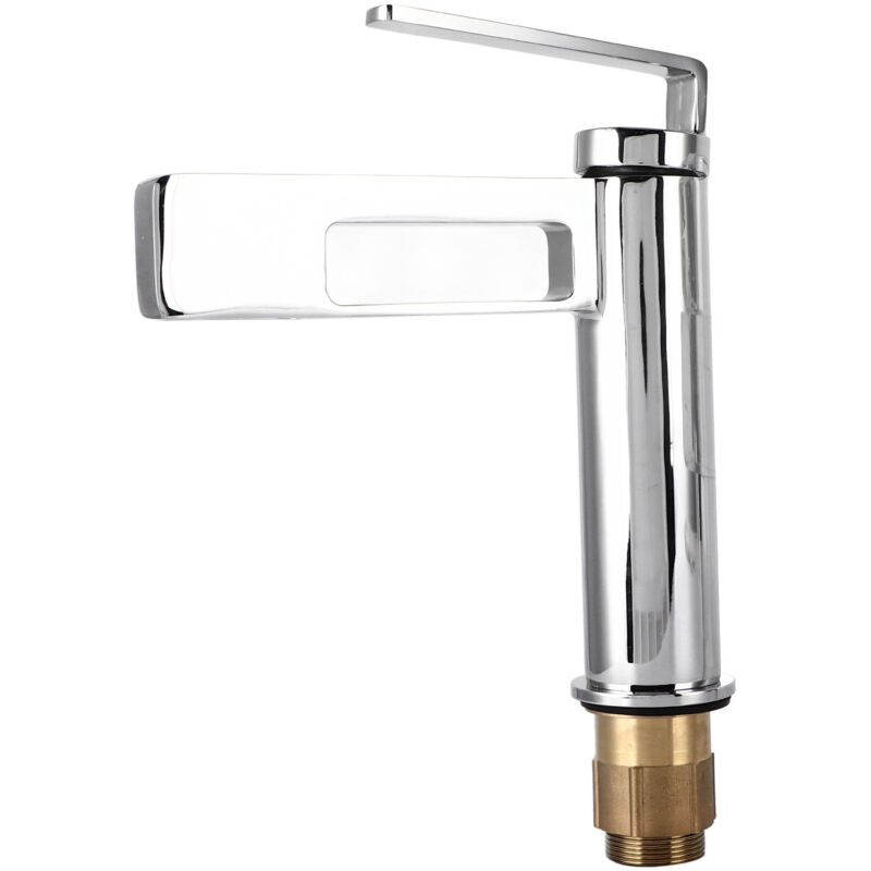 foto del prodotto fortuneville rubinetto a cascata da bagno miscelatore acqua calda e fredda rubinetto per lavabo monoforo per placcatura del bagno
