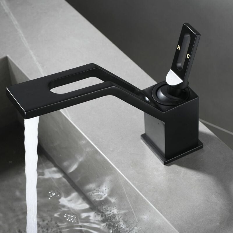 foto del prodotto fortuneville rubinetto per bagno nior rubinetto per lavabo monocomando rifinito rubinetto per miscelatore caldo e freddo a 1 foro
