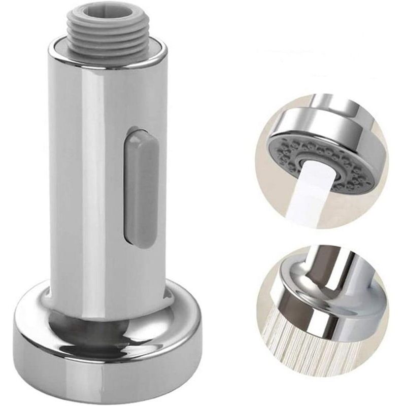 foto del prodotto fortuneville rubinetto per doccetta miscelatore per lavello da cucina press down pro head 2 funzioni jet miscelatore da cucina accessorio per