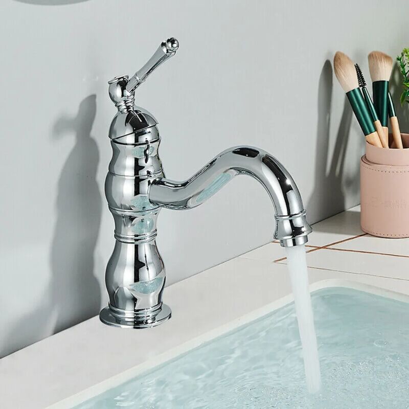 foto del prodotto fortuneville rubinetto per lavabo da bagno, rubinetto per lavabo alto da bagno, miscelatore a 360 