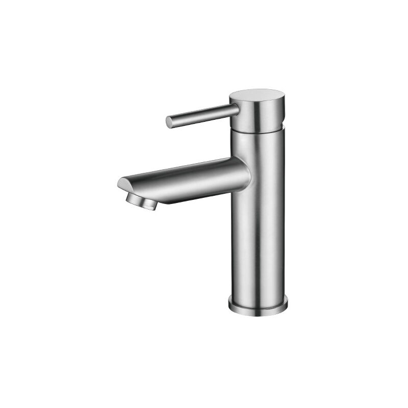 foto del prodotto fortuneville rubinetto per lavabo, rubinetto per lavabo miscelatore lavabo in acciaio inossidabile spazzolato opaco