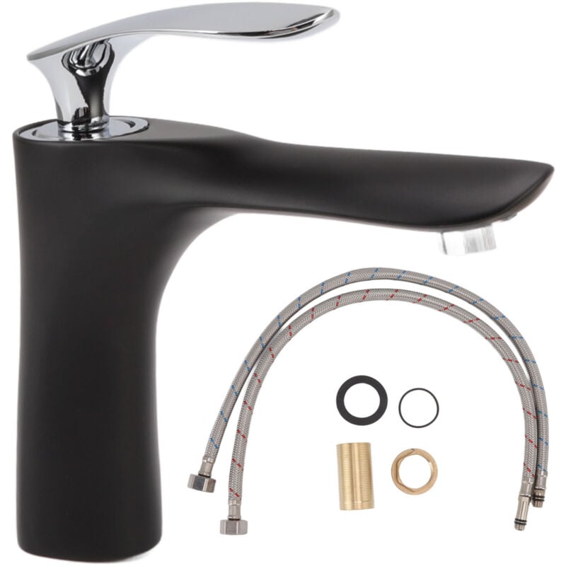 foto del prodotto fortuneville rubinetto per lavabo rubinetto per lavabo monocomando rubinetto per bagno rubinetto per lavabo in rame antiruggine filettatura g1 2