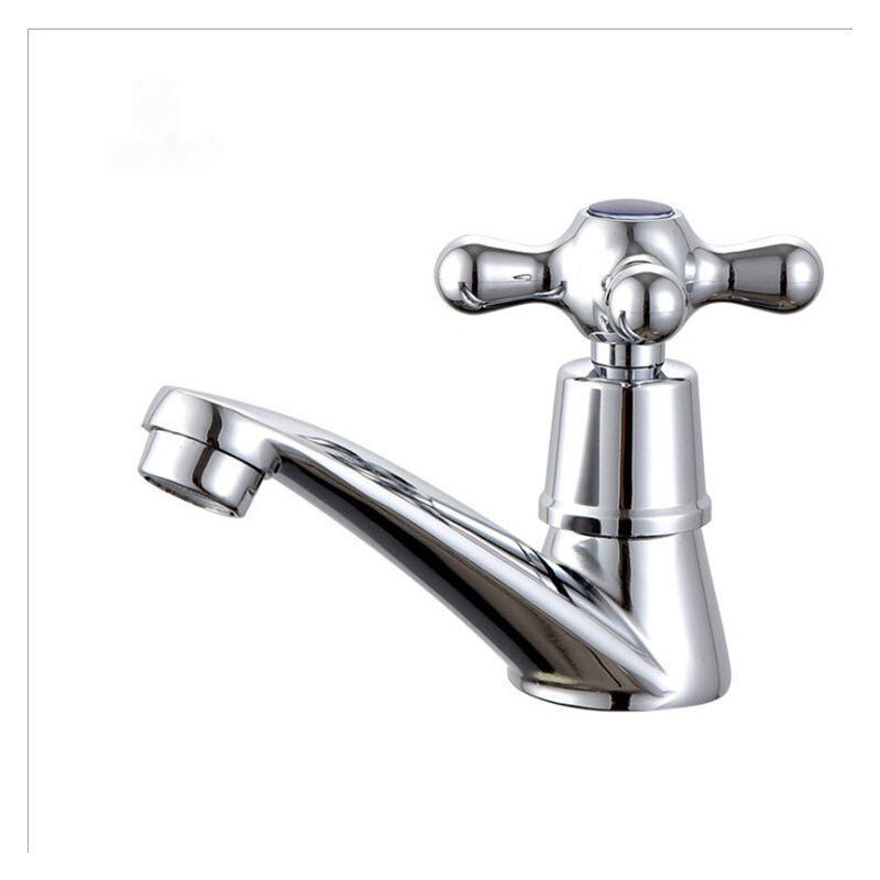 foto del prodotto fortuneville rubinetto singolo per l acqua fredda, rubinetto singolo per l acqua fredda cromato per lavabo da bagno, lavandino wc, cucina