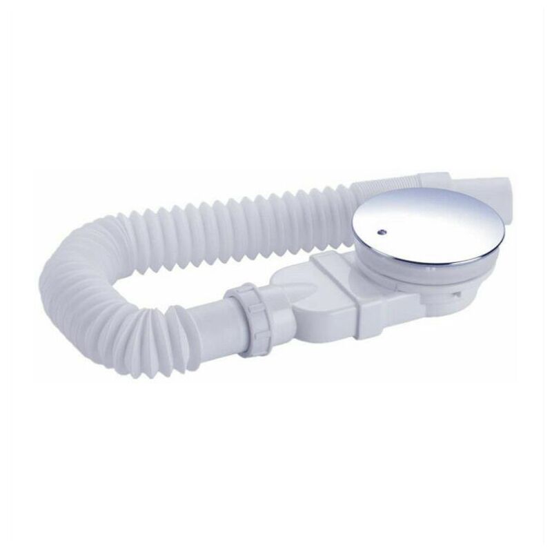 foto del prodotto fortuneville scarico doccia extra piatto 90 mm kit di scarico per piatto doccia, sifone doccia con raccogli odori, filtro per capelli, tubo