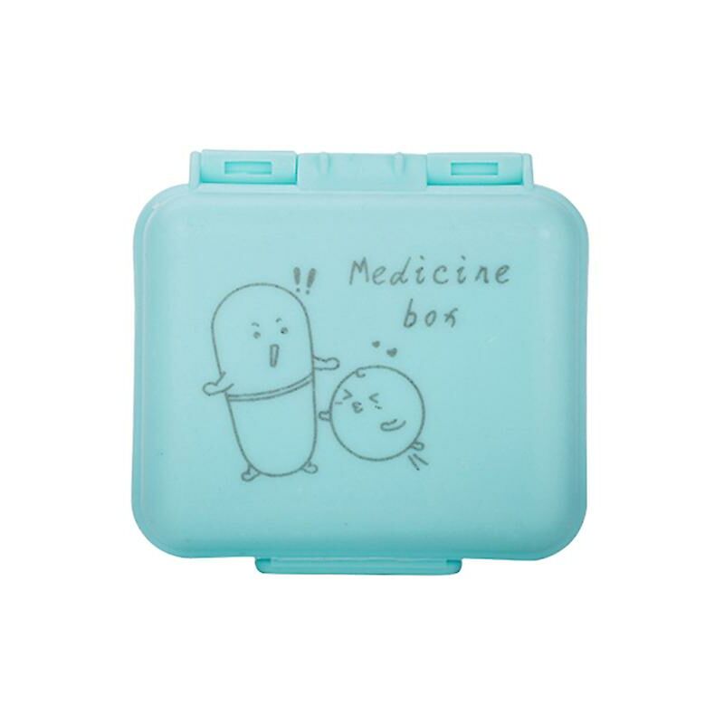 foto del prodotto fortuneville scatola per pillole sigillata contenitore di plastica per capsule scatola di immagazzinaggio per pillole da viaggio per interni ed