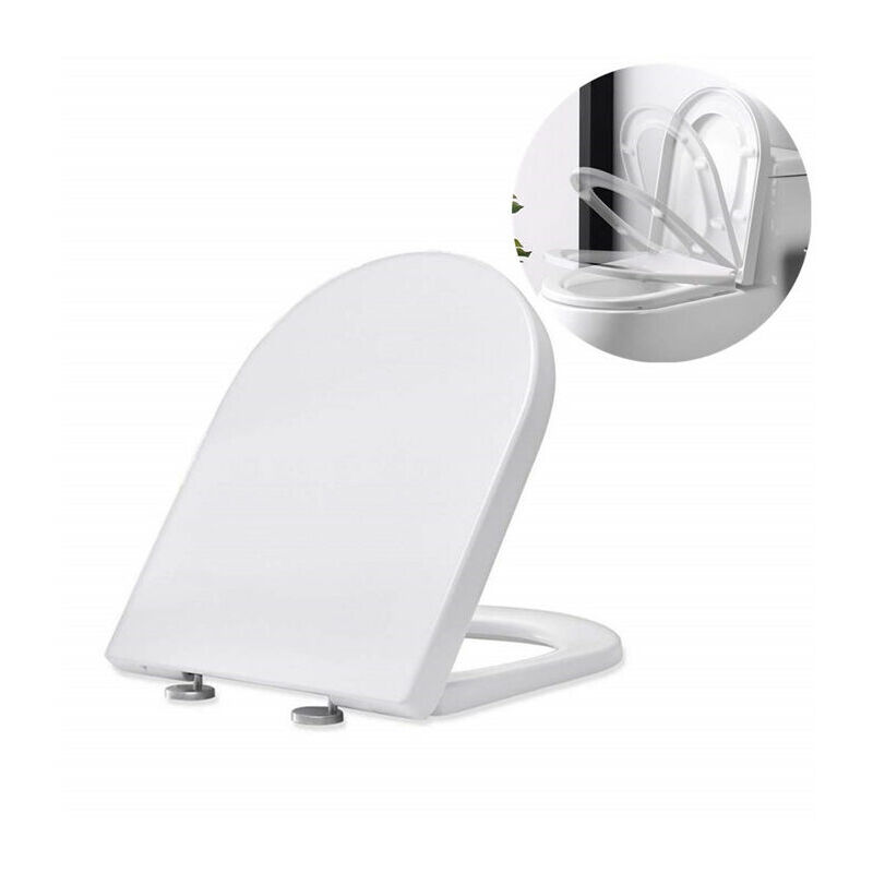foto del prodotto fortuneville sedile wc fall brake uf bicchieri wc coperchio wc bianco per sedile wc bagno