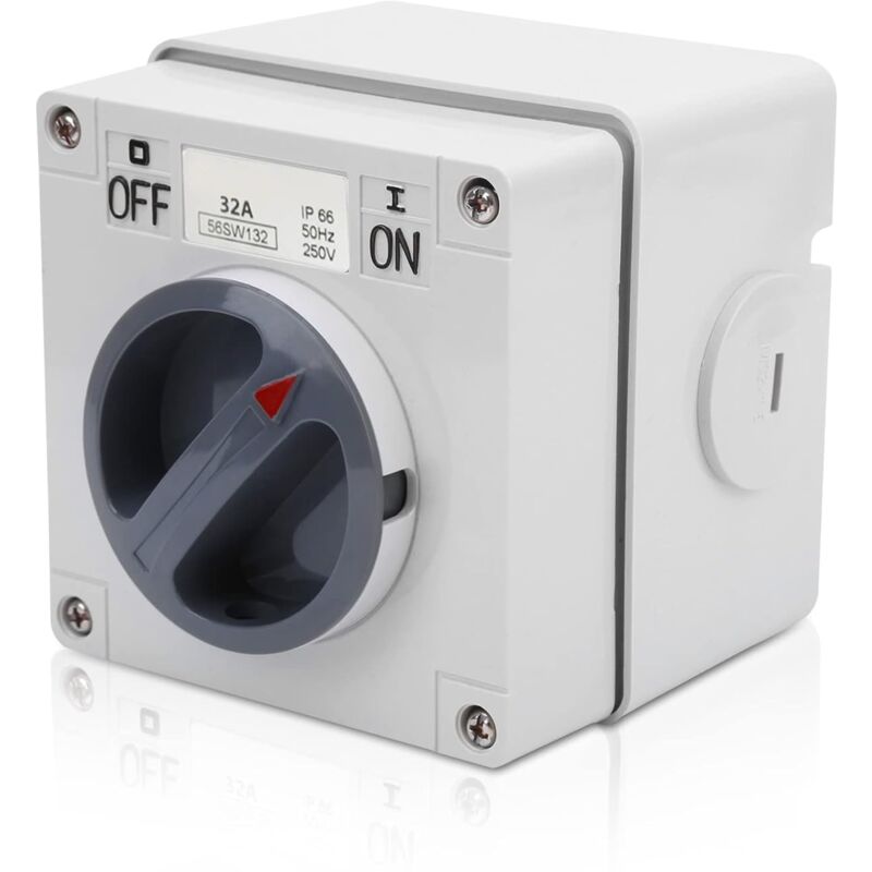 foto del prodotto fortuneville selettore rotativo 250 v ip66, selettore rotativo a 2 posizioni, interruttore on off rotativo presa interruttore on off pulsanti di