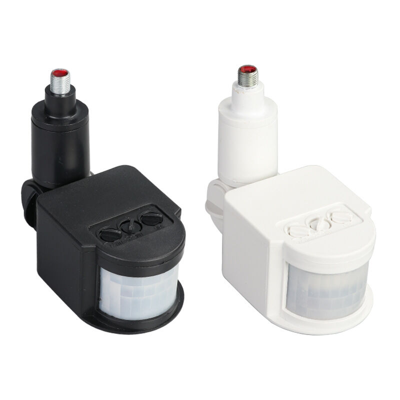 foto del prodotto fortuneville sensore di movimento 12v 220v 110v pir sensore di movimento a infrarossi automatico timer per montaggio a parete esterno 24v led