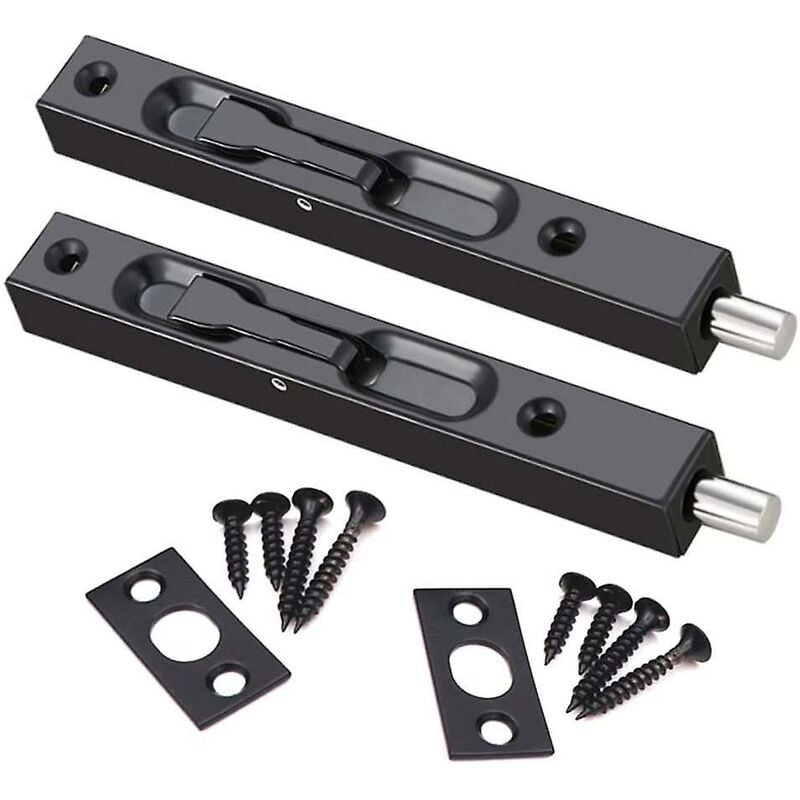 foto del prodotto fortuneville serratura a scorrimento nascosta 6 pollici per porte francesi, porte composite, legno