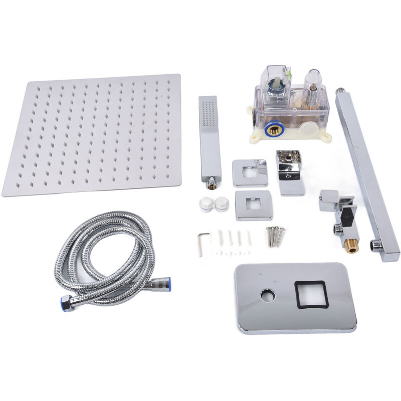 foto del prodotto fortuneville set combinato doccia npt sistema doccia a parete con miscelatore kit doccia in rame per bagno