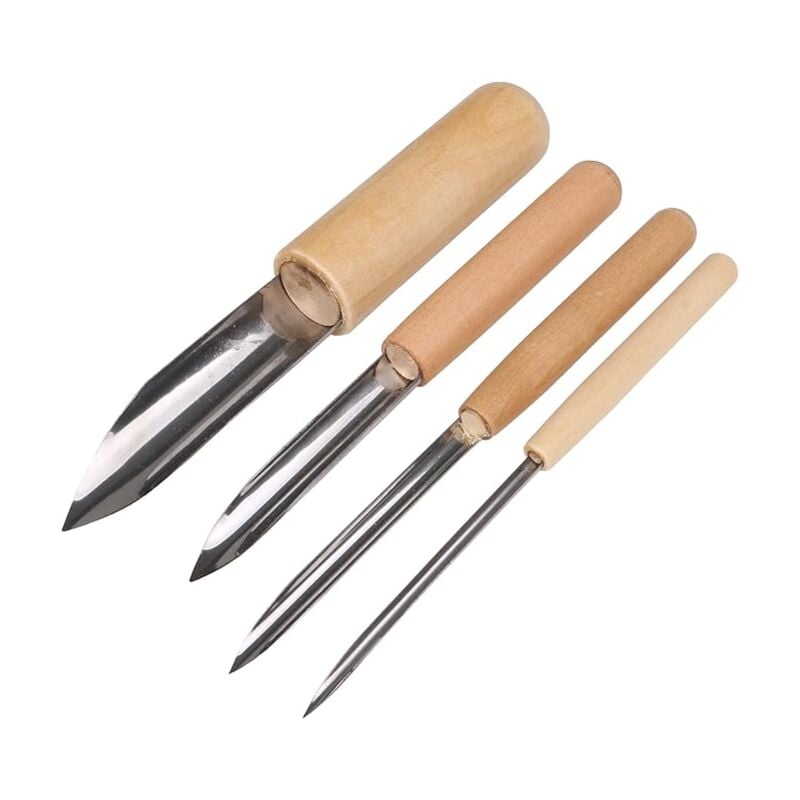 foto del prodotto fortuneville set di 4 frese per fori semitondi in ceramica per argilla e strumenti per scolpire