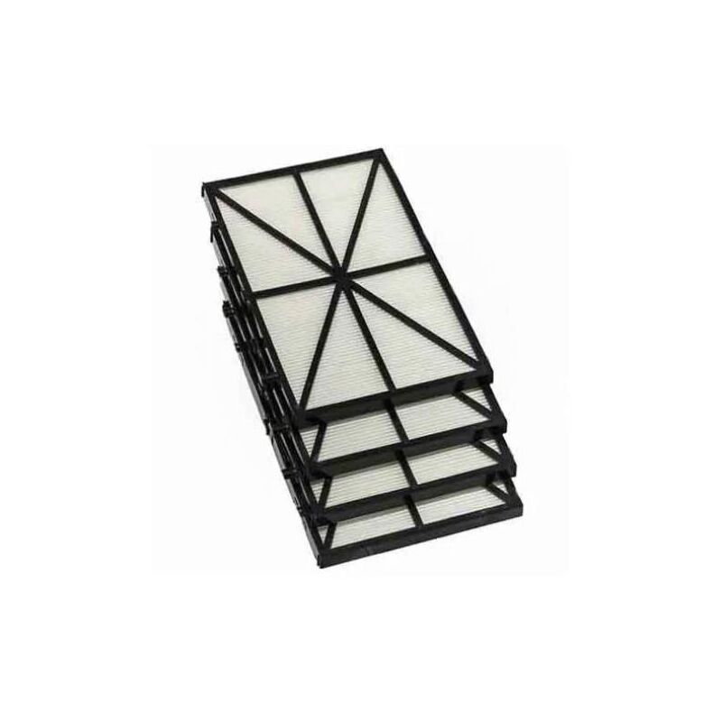 foto del prodotto fortuneville set di 4 pannelli filtro per tiger shark robot rcx70101pak2 nero