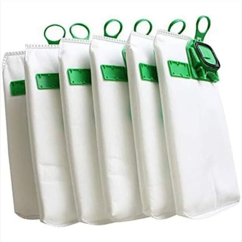 foto del prodotto fortuneville set di 6 sacchetti filtro per aspirapolvere vorwerk vk140, vk150