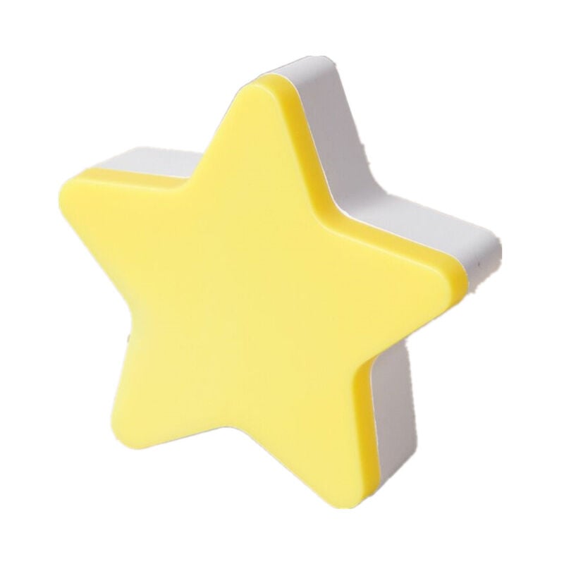 foto del prodotto fortuneville set di tre pezzi bella stella led night light plug in controllo intelligente della luce lampada da comodino a risparmio energetico