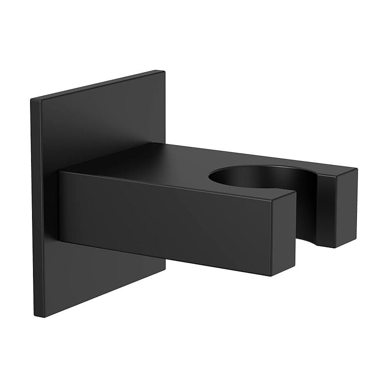 foto del prodotto fortuneville set doccia supporto doccia palmare nero supporto per soffione doccia in ottone supporto per doccia a parete supporto per soffione