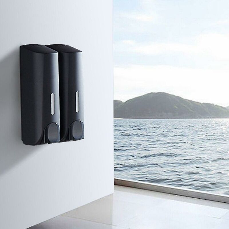foto del prodotto fortuneville shampoo per mani doccia per hotel da bagno a parete con montaggio a parete nero