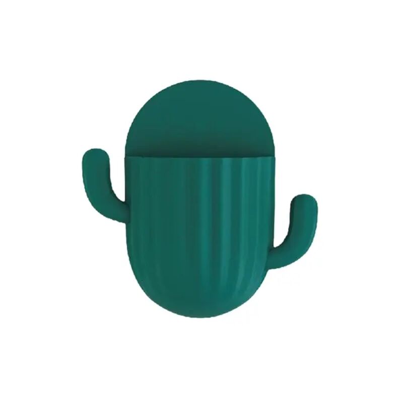 foto del prodotto fortuneville simpatico portaspazzolino per cactus adesivo da parete supporto per organizer per rasoio cucina bagno spazzolino da denti supporto per