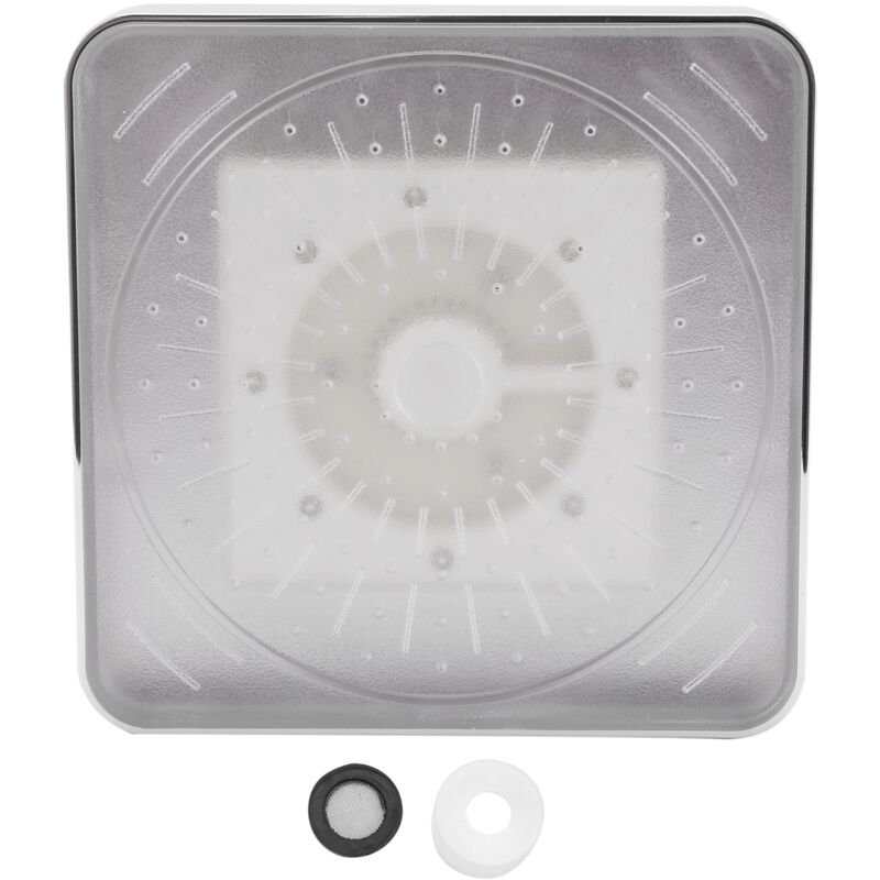 foto del prodotto fortuneville soffione doccia a led da 6 pollici con 7 colori che cambiano innovativo spruzzatore per doccia superiore per il bagno di casacolorato