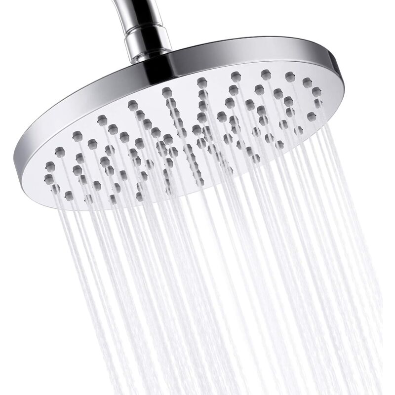foto del prodotto fortuneville soffione doccia soffione doccia fisso 20 cm 8 soffione doccia girevole anticalcare bagno