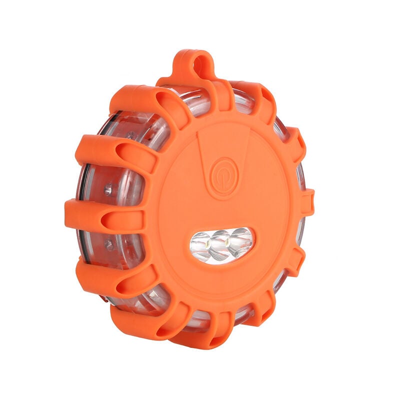 foto del prodotto fortuneville super bright car 16 led spie rotonde flash spie rotonde di emergenza spie luminose per tetto auto luci di sicurezza stradale 1 pz