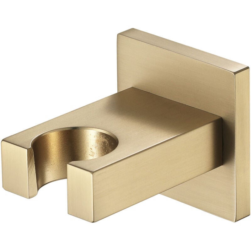 foto del prodotto fortuneville supporto per doccetta supporto per doccia supporto per doccia in ottone oro spazzolato