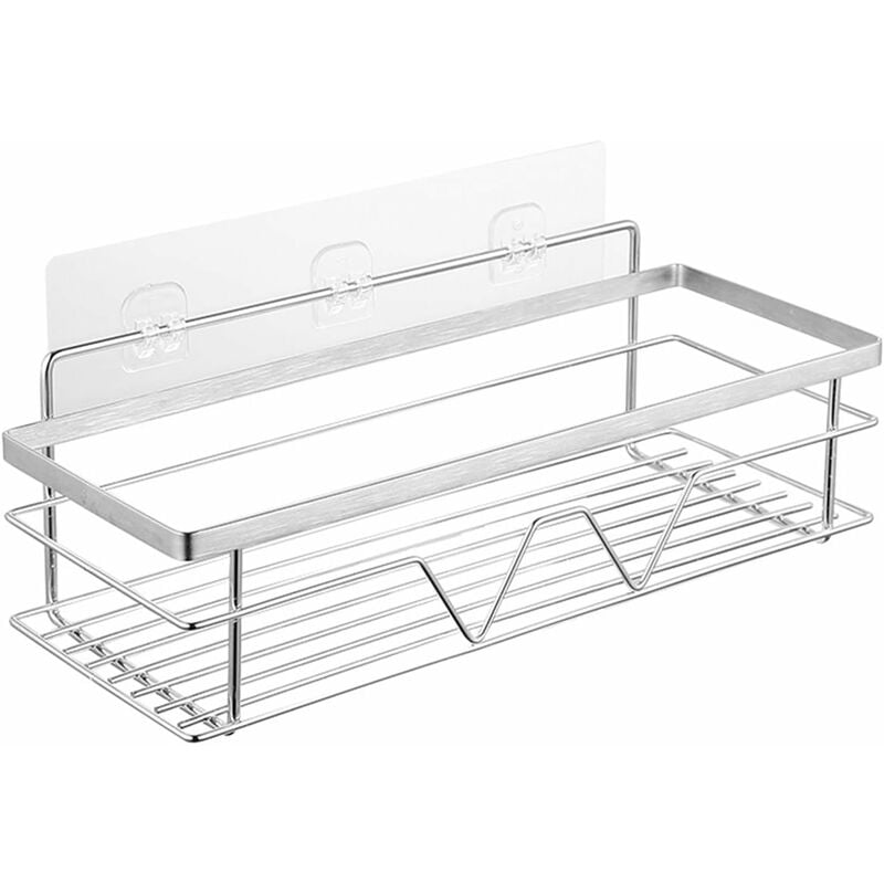 foto del prodotto fortuneville supporto per doccia, supporto per doccia senza perforazione, supporto per bagno in acciaio inossidabile, supporto per doccia adesivo