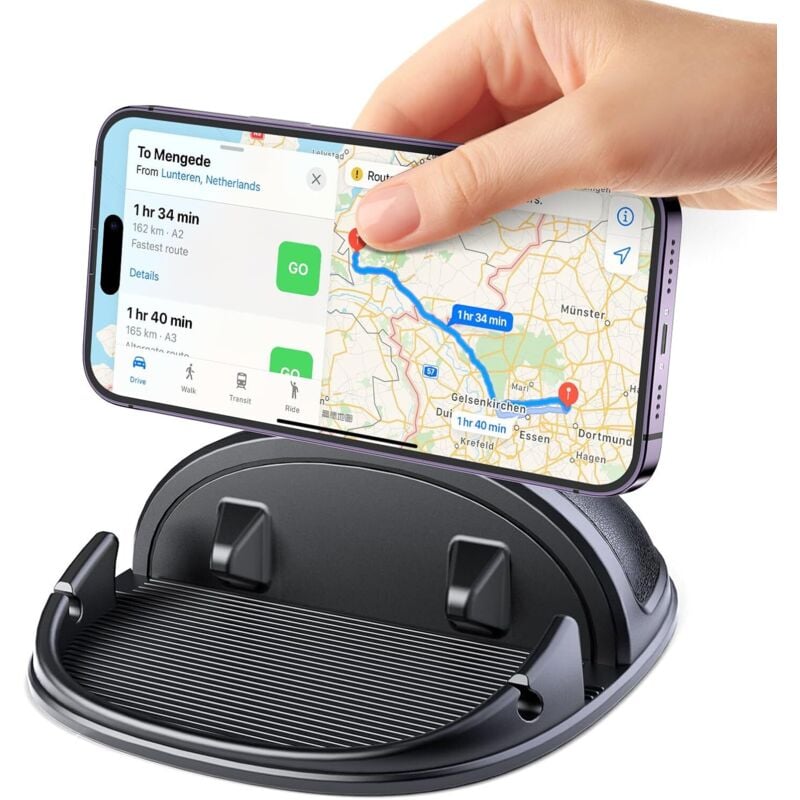 foto del prodotto fortuneville supporto per telefono per auto, supporto universale per cruscotto per auto per iphone 15 14 13 12 pro max 11 xr xs 8 7 plus samsung