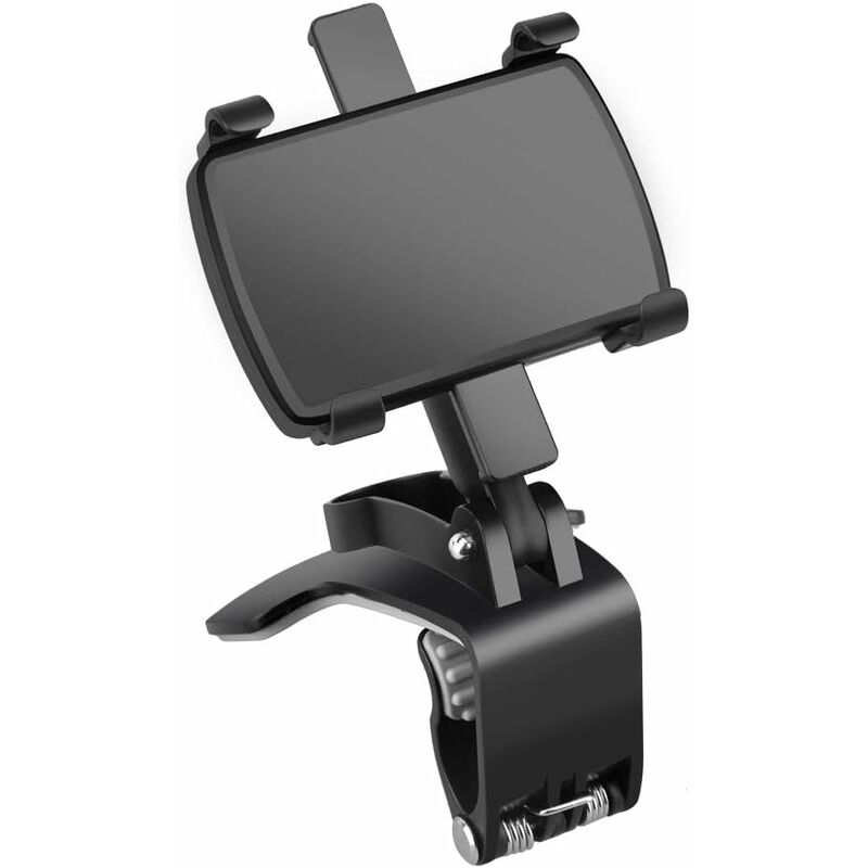 foto del prodotto fortuneville supporto per telefono per cruscotto per auto, specchietto retrovisore per cruscotto interno tenda da sole supporto per telefono per