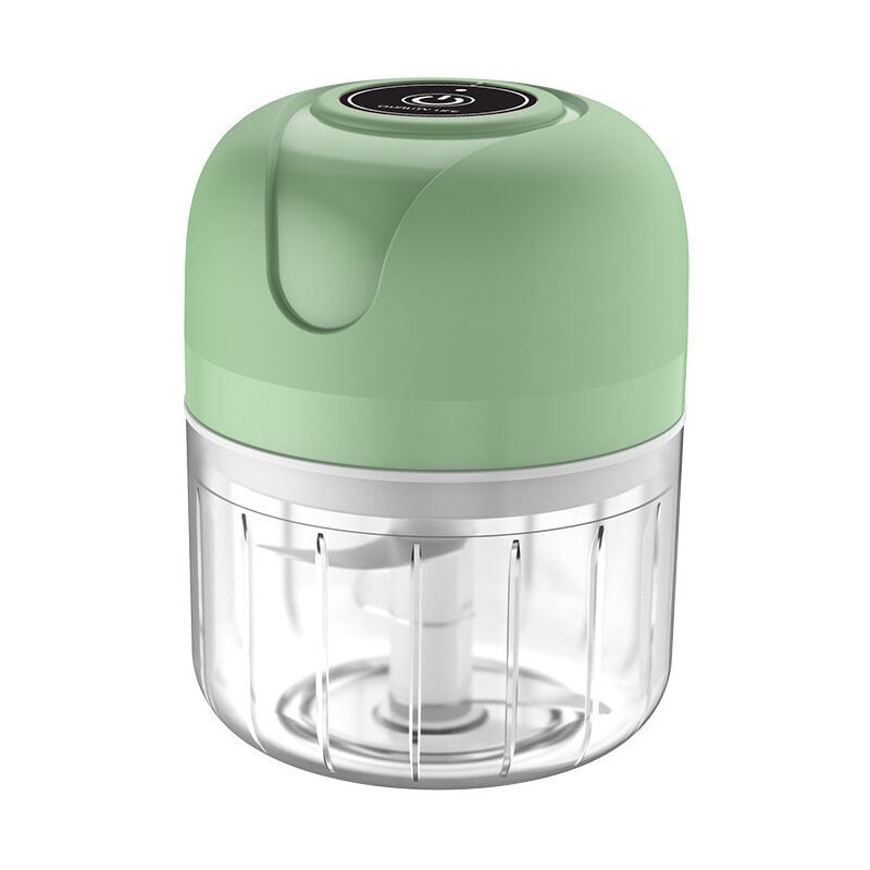 foto del prodotto fortuneville taglia aglio elettrico tritacarne usb schiaccia aglio durevole trituratore di verdure utensile da cucina verde