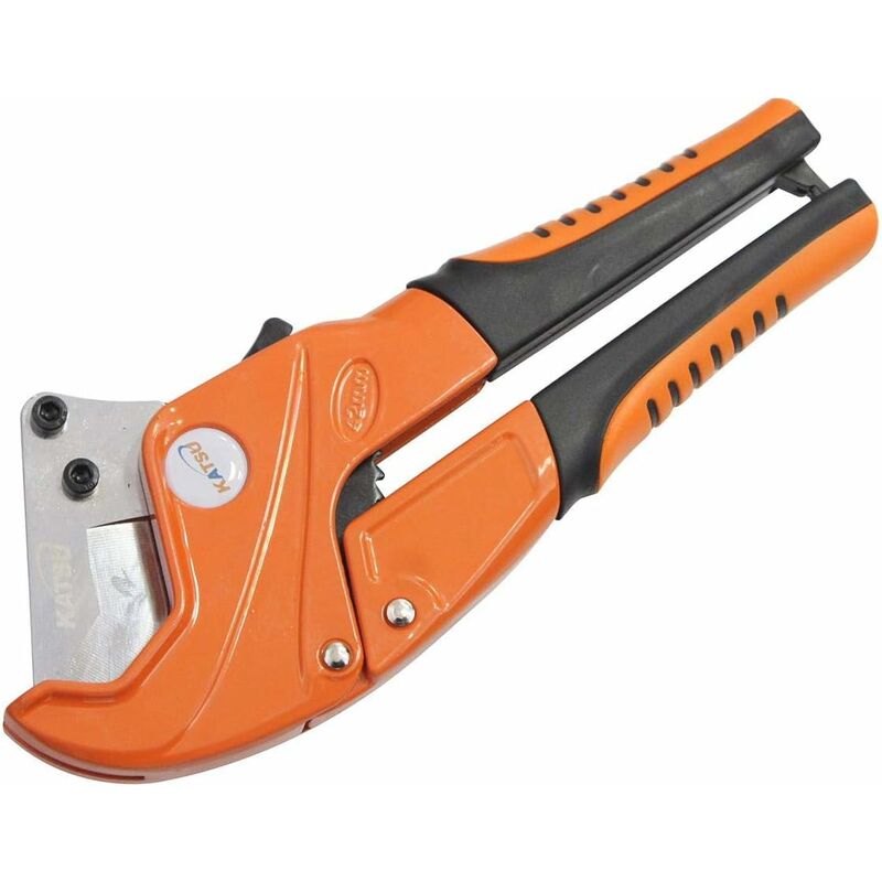foto del prodotto fortuneville tagliatubi in plastica 42mm tagliatubi a cricchetto in pvc di qualit , lama sk5, taglia tubi idraulici in plastica pex, ppr, per uso