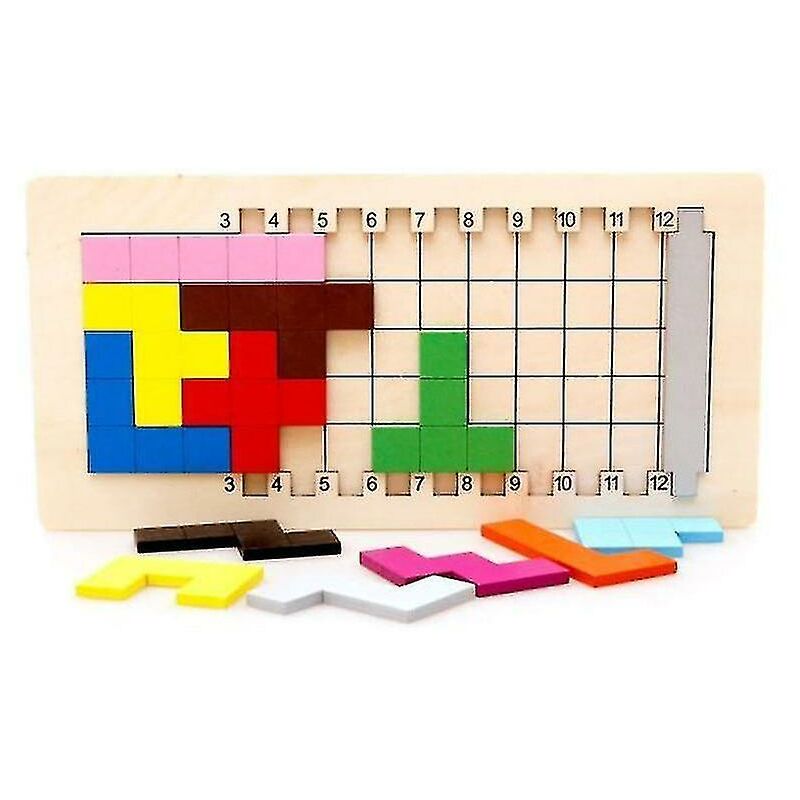 foto del prodotto fortuneville tangram gioco rompicapo puzzle giocattoli preschool magination in legno