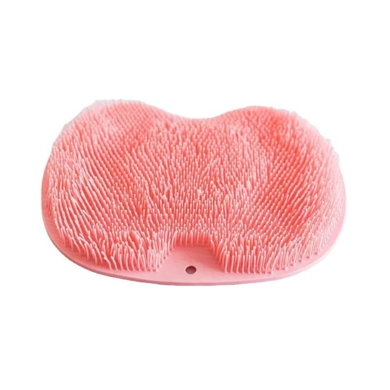 foto del prodotto fortuneville tappetino da bagno in silicone antiscivolo lavaggio dei piedi doccia esfoliante massaggio spazzola per la schiena strumento per la