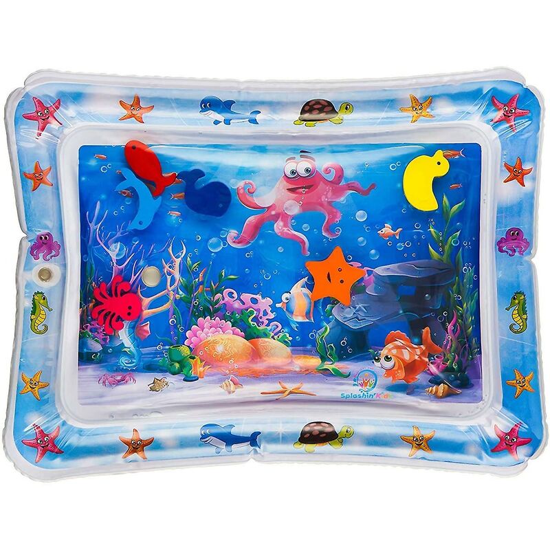 foto del prodotto fortuneville tappetino da gioco gonfiabile, sicuro non tossico cuscino d acqua gonfiabile impermeabile di alta qualit sicuro non tossico tappetino