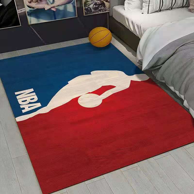 foto del prodotto fortuneville tappetino della squadra nba tappeto da basket tappeto da soggiorno divano camera da letto comodino tappeto antiscivolo