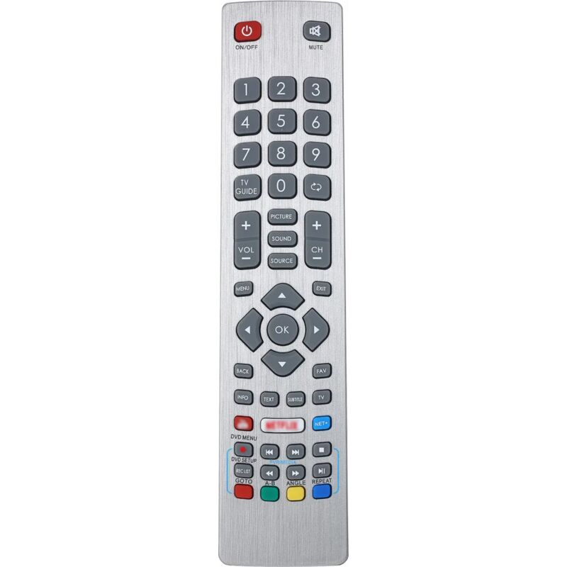 foto del prodotto fortuneville telecomando per tv sharp aquos con tasto 3d per afferrare il telecomandolc 49cfg6241e lc 49cfg6242e lc 49cfg6352e.ecc